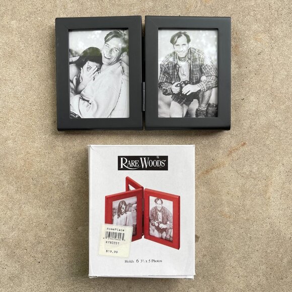 Black Tri Circular Rosewood Picture Frame - Picture 12 of 13